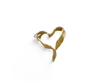 Load image into Gallery viewer, Ribbon Heart Charm (Chain sold separately)