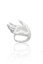 Load image into Gallery viewer, "To Linda" Hand Ring in Sterling Silver