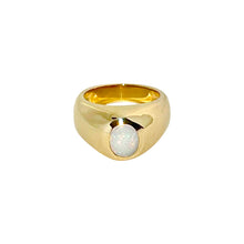 Load image into Gallery viewer, "To Ada" Pool Ring in 14KT Gold