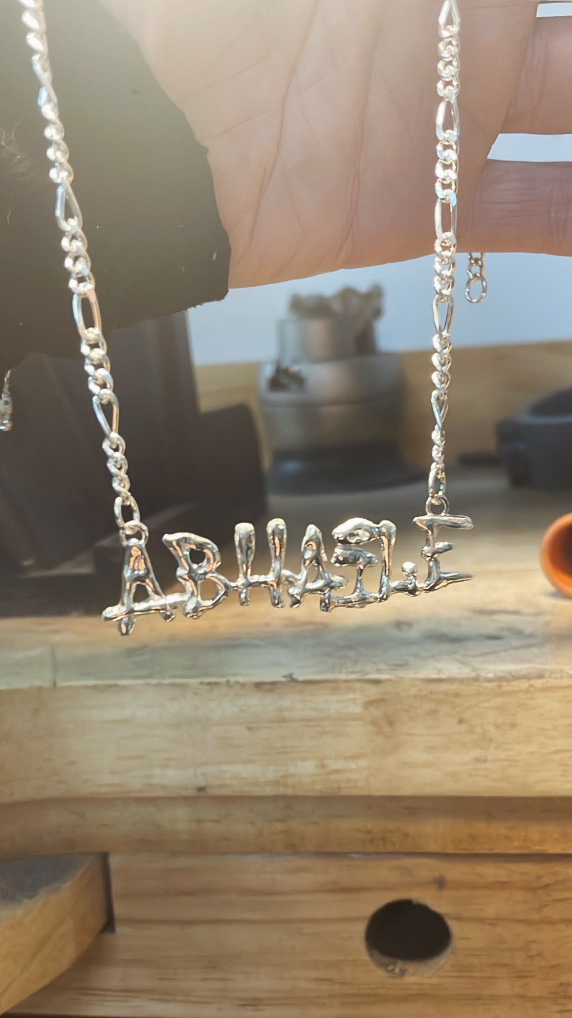 “Abhaile” Necklace. STICKYBACKBAILEY X LOLOPOPWORLD