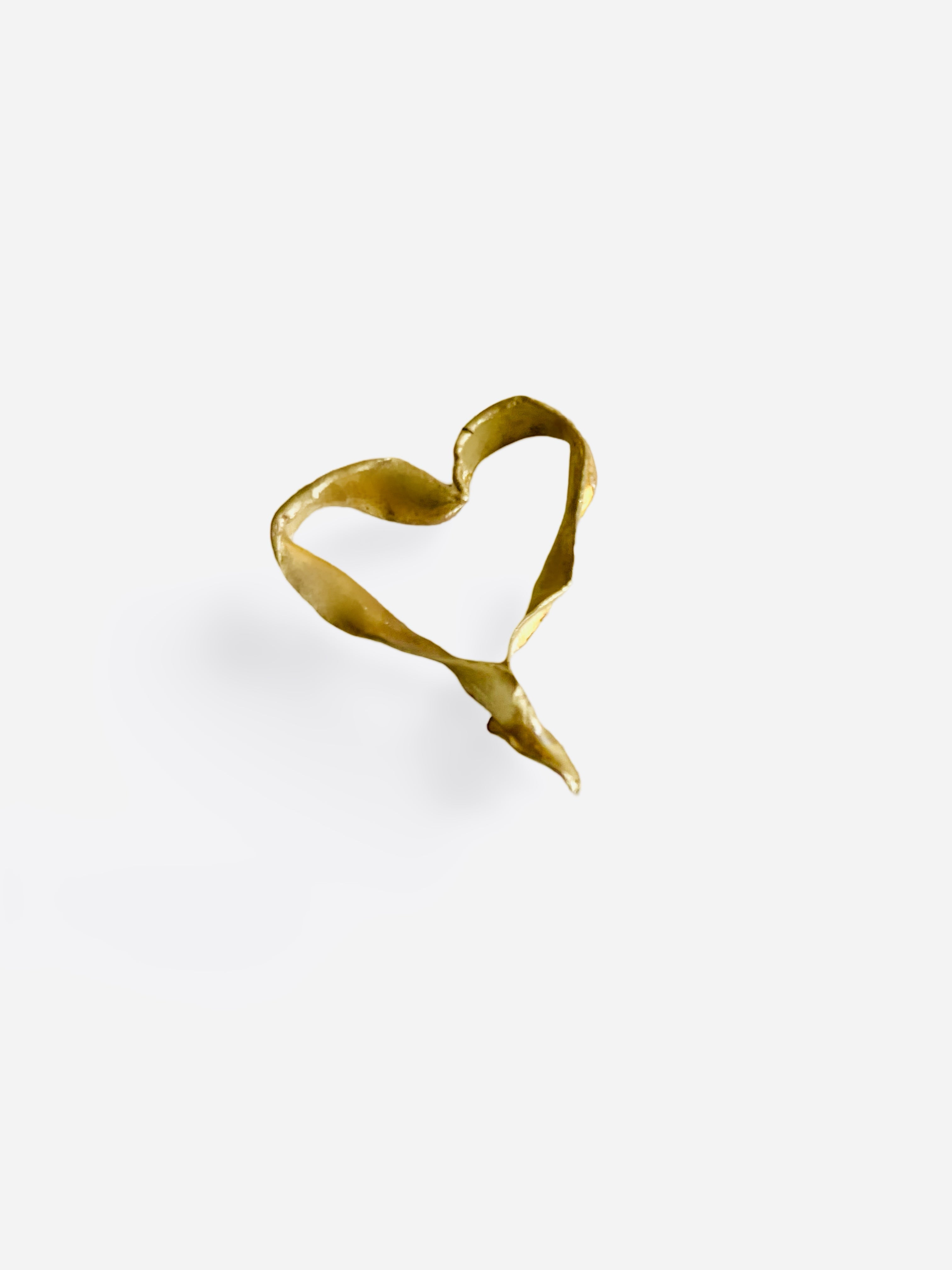 Mismatched Ribbon Heart Earrings