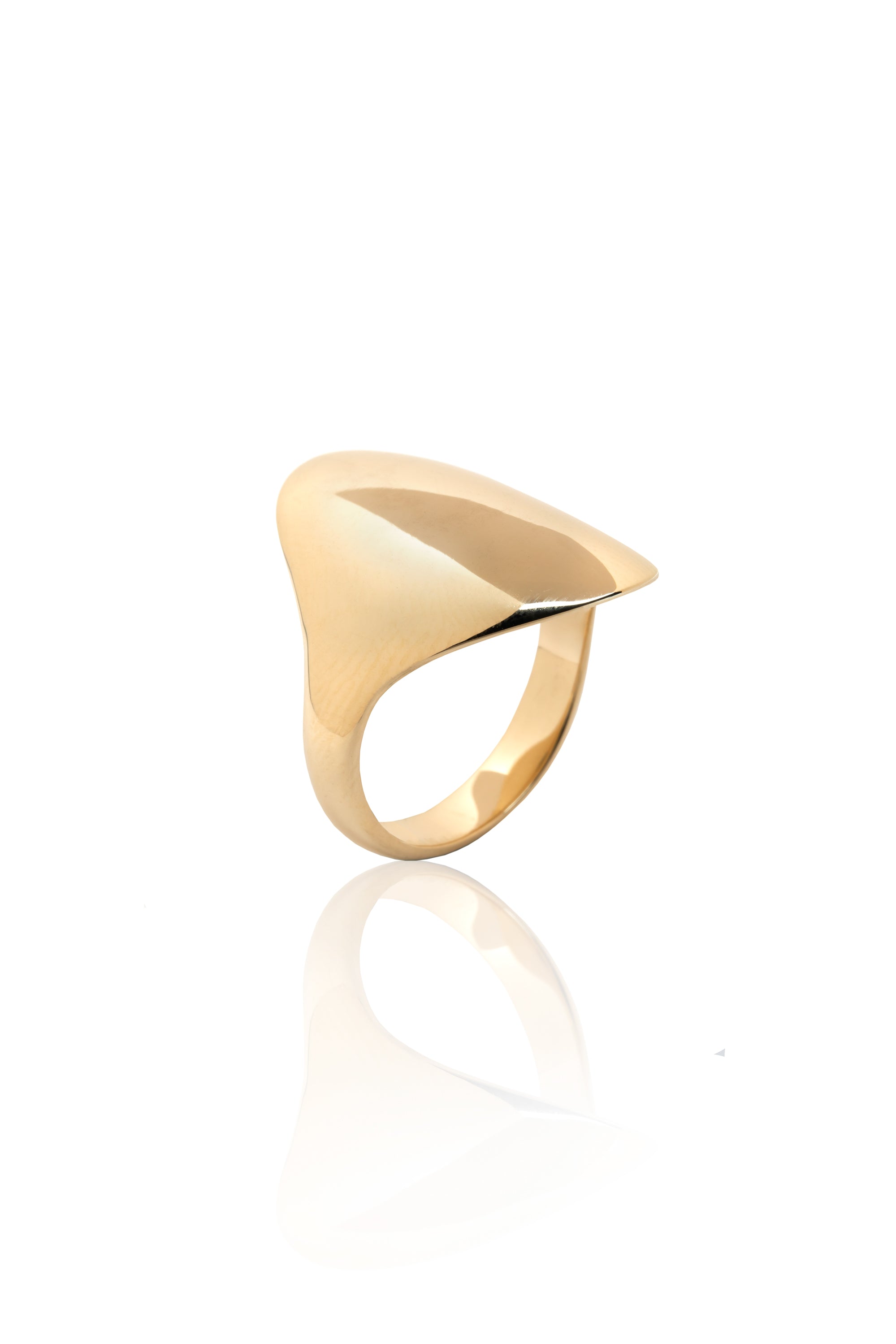 "To Bobbi" 14Kt Gold Hug Ring