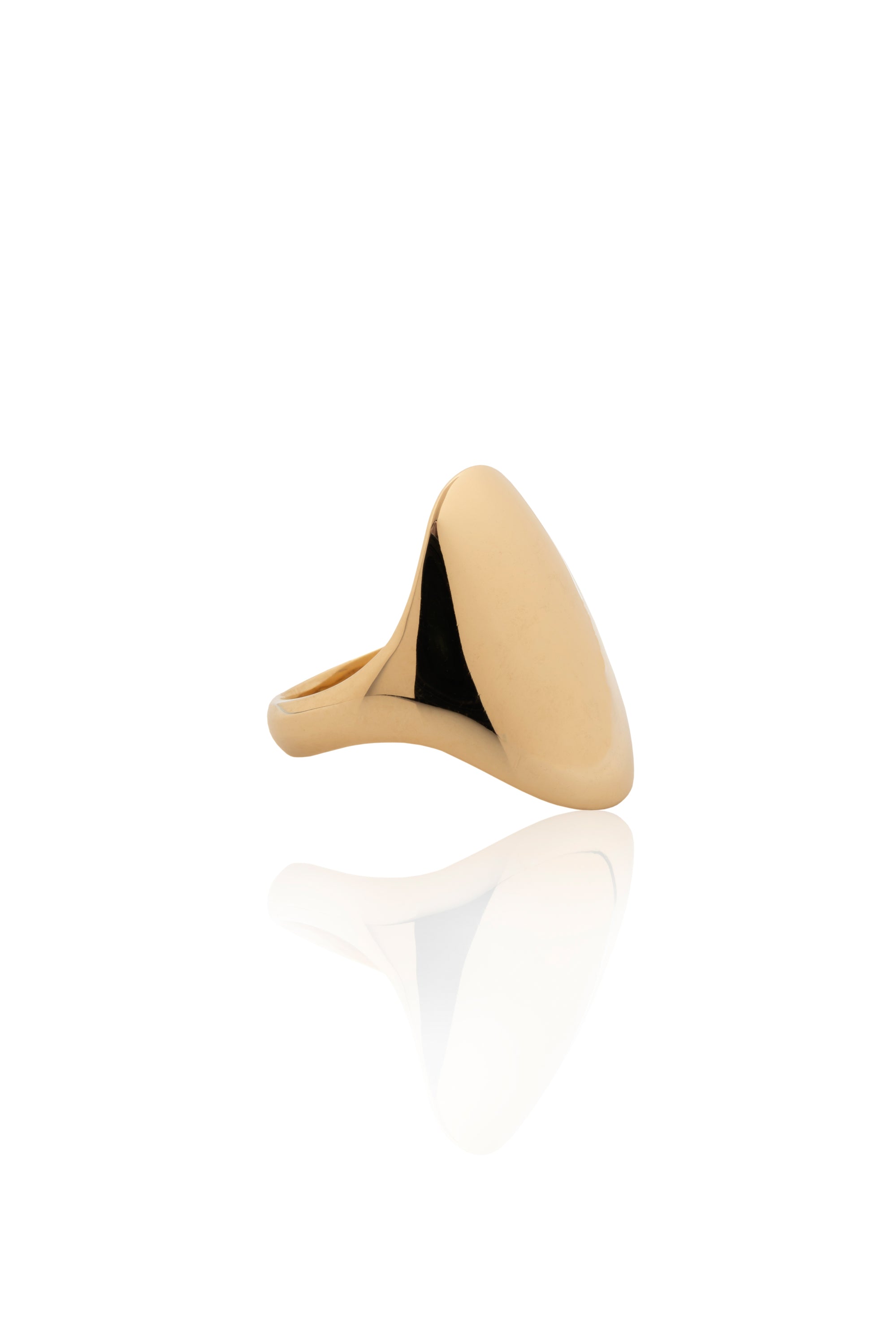 "To Bobbi" 14Kt Gold Hug Ring