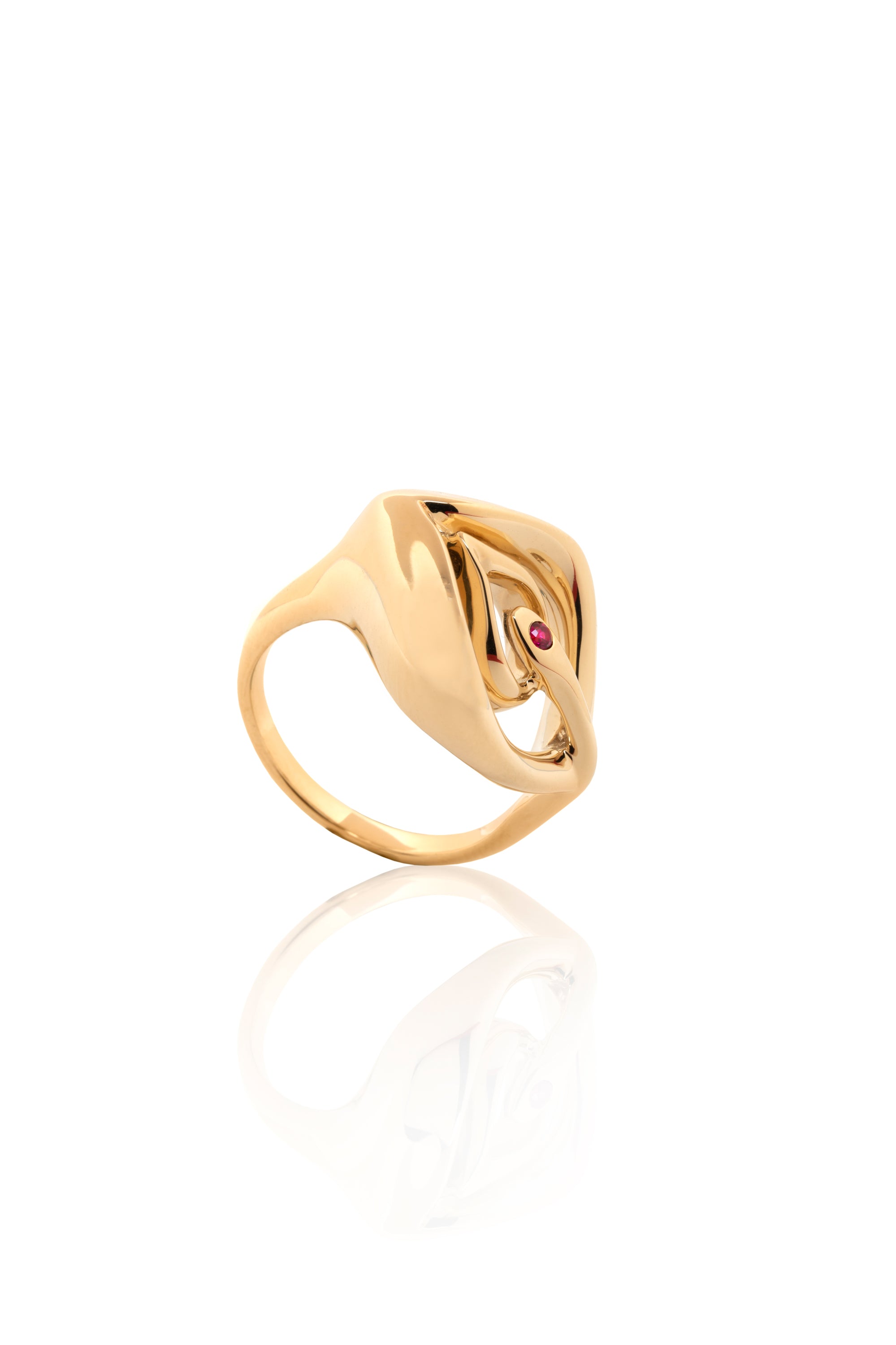 "To Dr. Barry" Clitoris Ring in 14KT Gold
