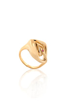 Load image into Gallery viewer, &quot;To Dr. Barry&quot; Clitoris Ring in 14KT Gold
