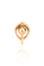 Load image into Gallery viewer, &quot;To Dr. Barry&quot; Clitoris Ring in 14KT Gold
