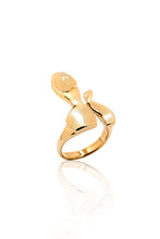 Load image into Gallery viewer, &quot;To Mamie&quot; Female Form Pinky Ring in 14Kt Gold
