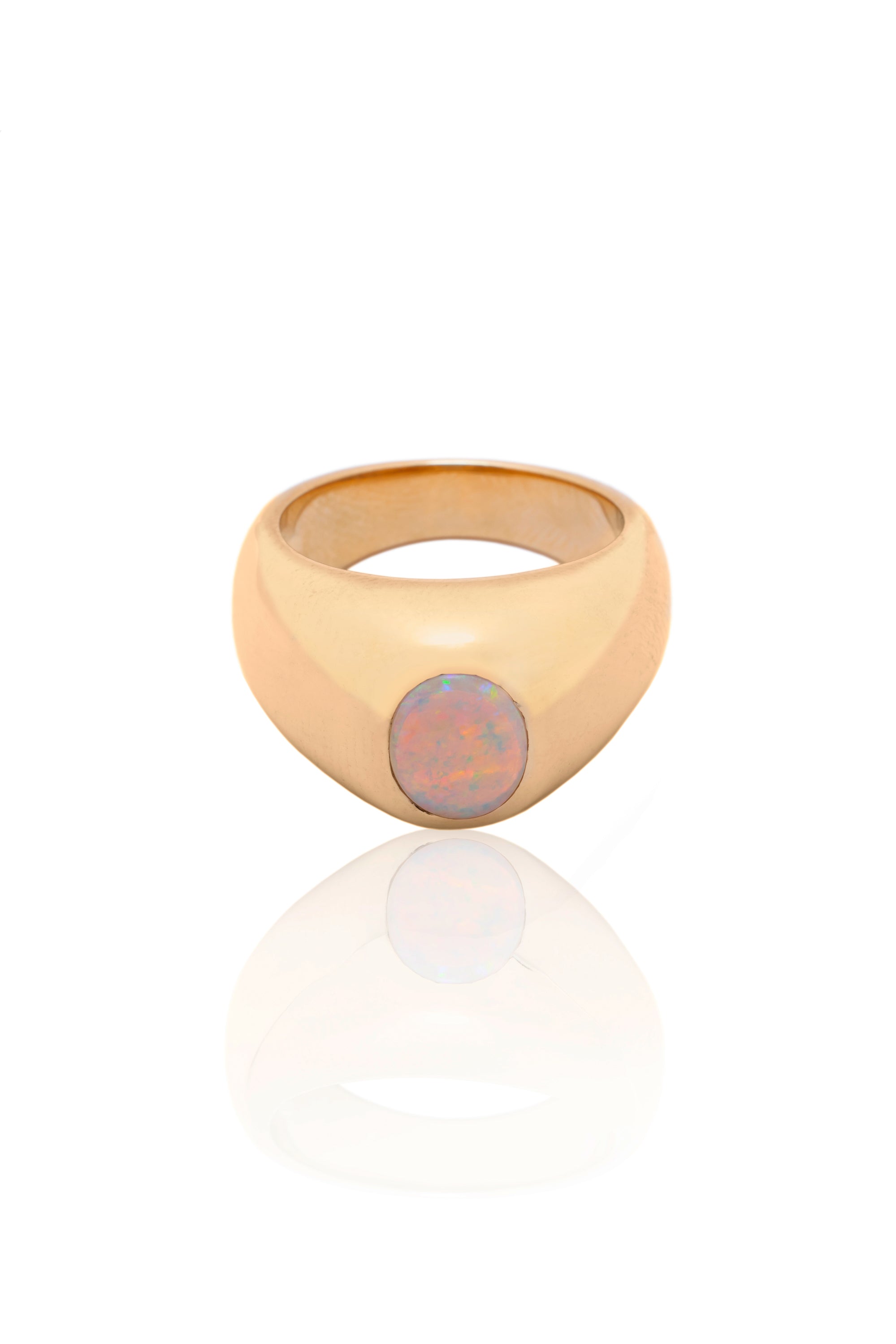 "To Ada" Pool Ring in 14KT Gold
