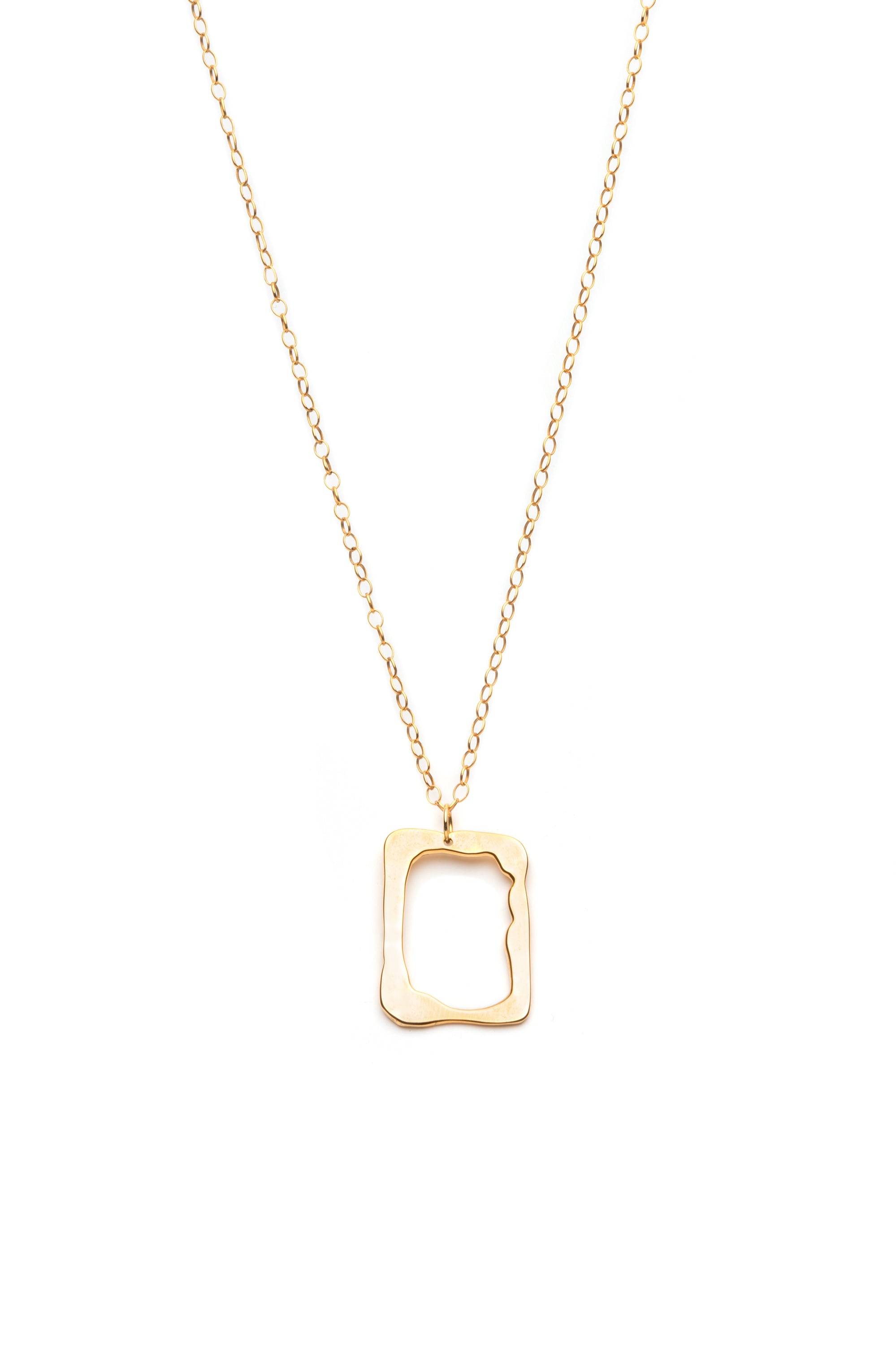 "To Florence" Sea-Worn Pendant - Gold