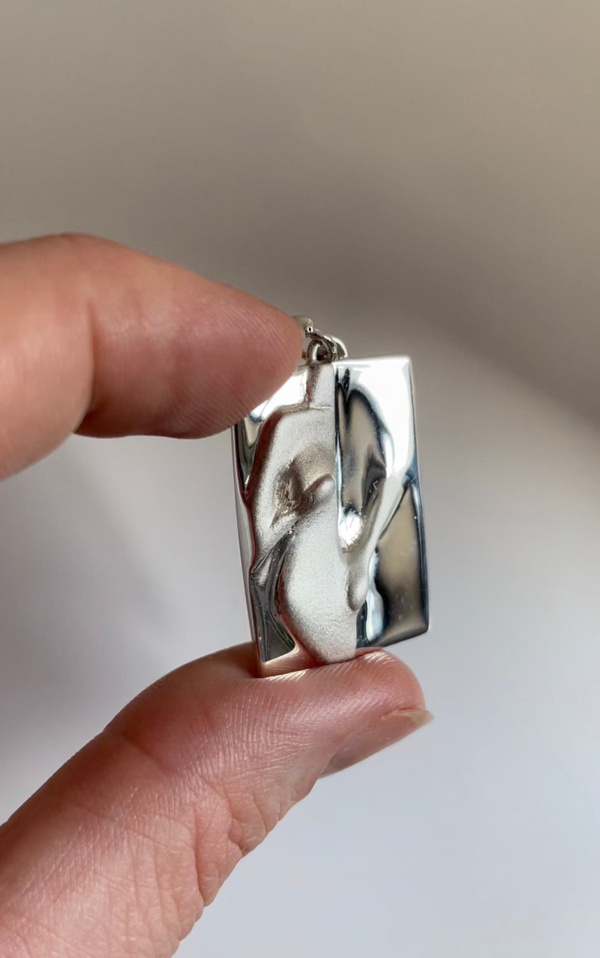 "To Dolly" Self-Love Pendant in Sterling Silver