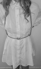 Load and play video in Gallery viewer, “To Katie” Chunky Harness and Chain Belt
