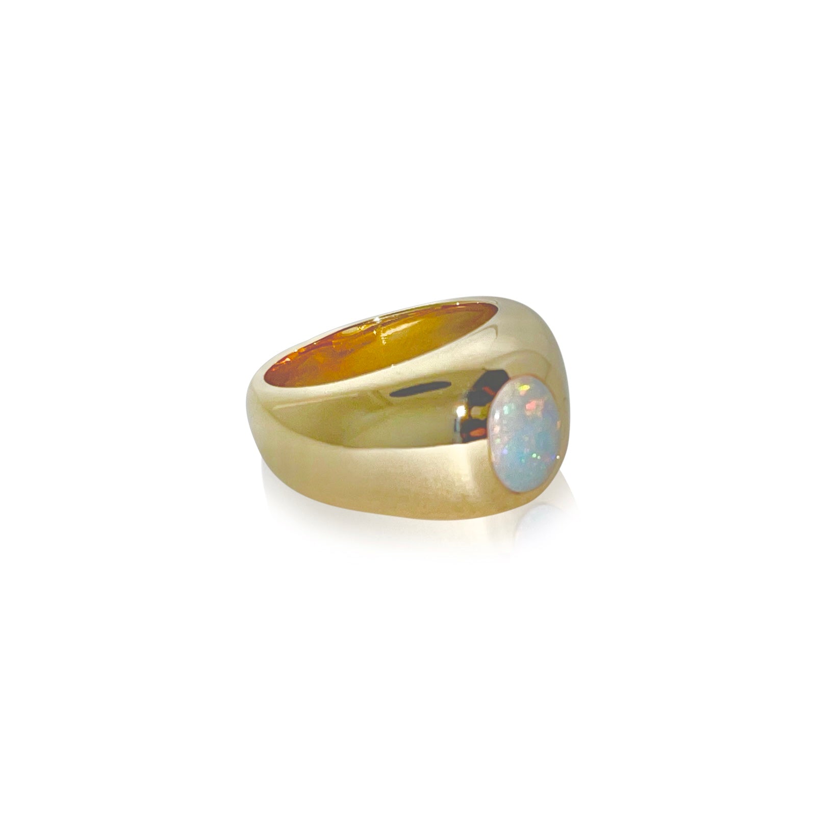 "To Ada" Pool Ring in 14KT Gold
