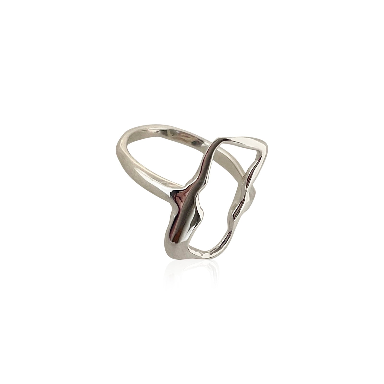 "To Malala" Sea-Worn Ring in Sterling Silver