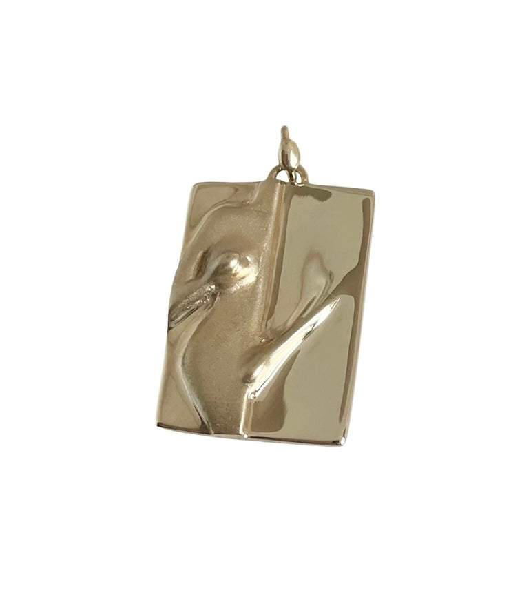 "To Dolly" Self-Love Pendant in 14KT Gold