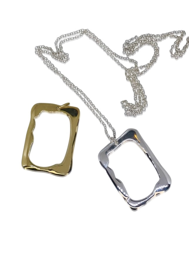 "To Florence" Sea-Worn Pendant - Gold