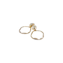 Load image into Gallery viewer, &quot;To Ruth&quot; Roll and Rock Earrings (High Polish Gold)
